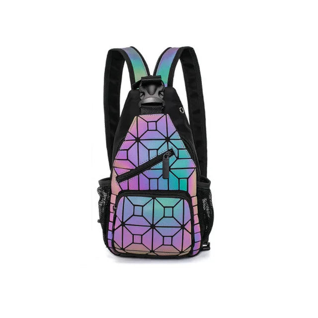 Mochila Casual 2 em 1 Holográfica Unissex - Loja Holoo