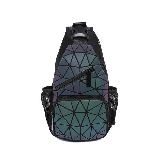 Mochila Casual 2 em 1 Holográfica Unissex - Loja Holoo