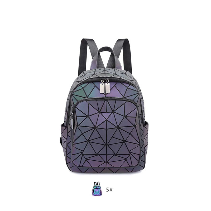 Mochila Universitária Unissex - Padrões Geométricos - Loja Holoo