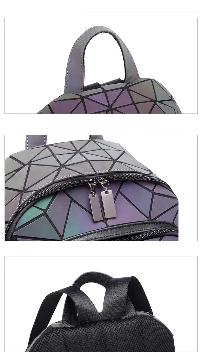 Mochila Universitária Unissex - Padrões Geométricos - Loja Holoo