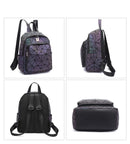 Mochila Universitária Unissex - Padrões Geométricos - Loja Holoo