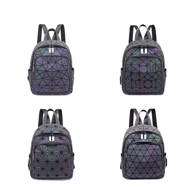 Mochila Universitária Unissex - Padrões Geométricos - Loja Holoo