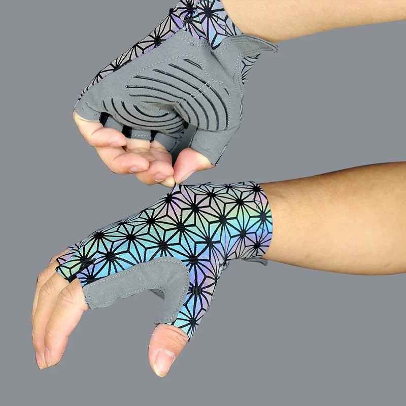 Luvas Ciclismo Luminosas - Unissex Refletivas para Segurança Noturna - Loja Holoo