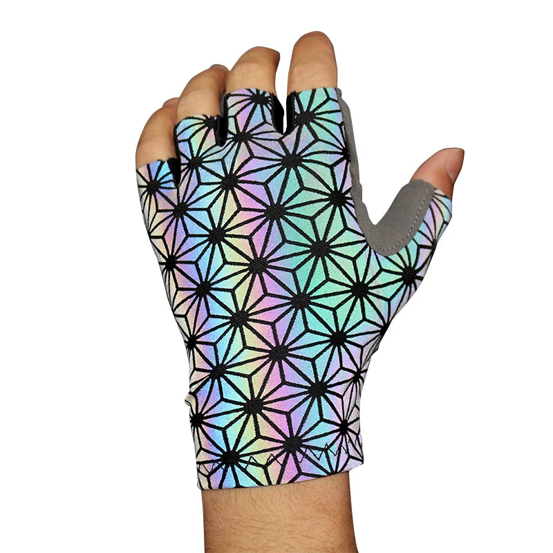 Luvas Ciclismo Luminosas - Unissex Refletivas para Segurança Noturna - Loja Holoo